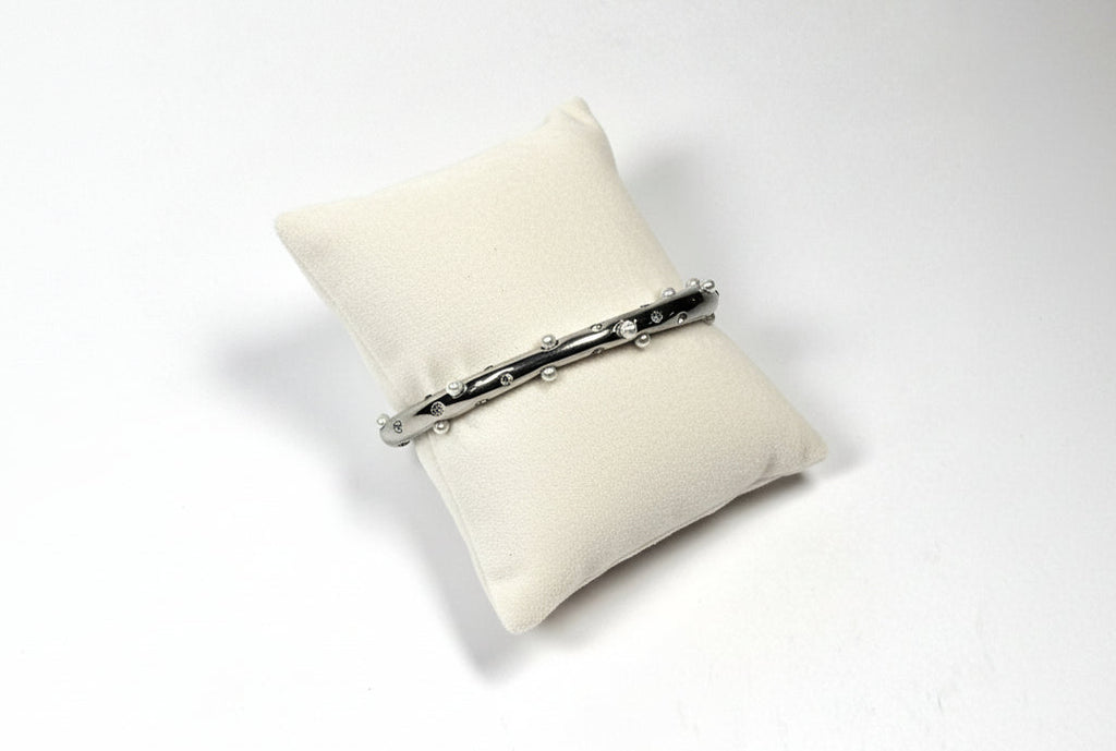 Pulseira Silver Pearl Glow