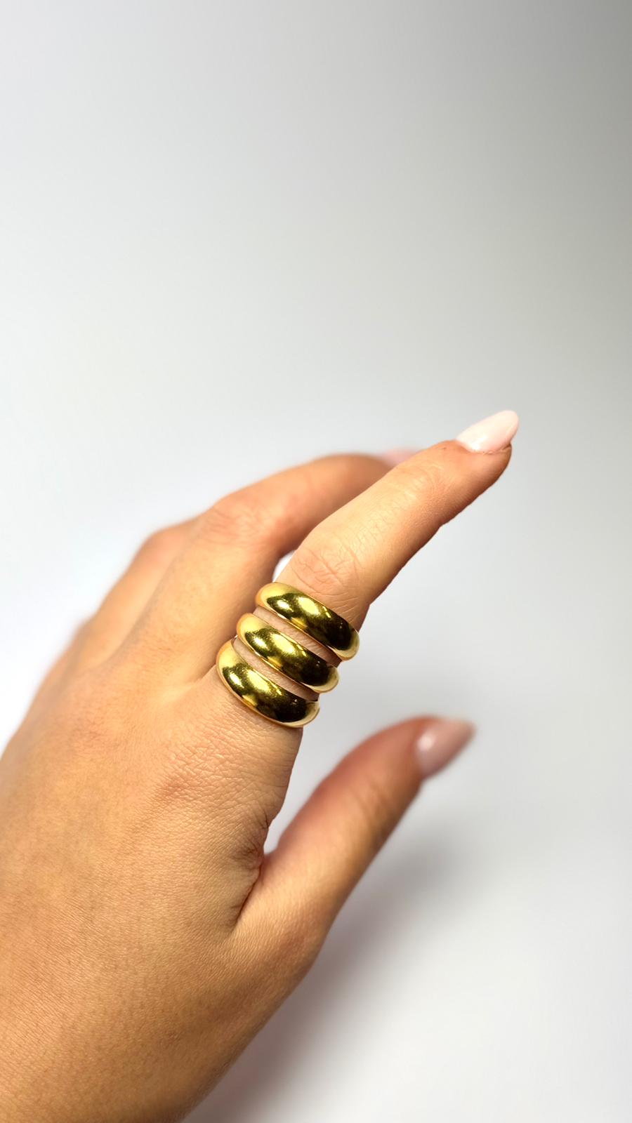 Anel Horizonte Dourado